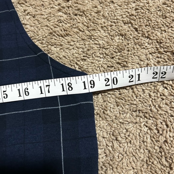 Smash + Tess Navy Checkered Romperall size medium - Picture 6 of 7